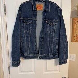 Levi's Men's Dark Blue Denim Jacket